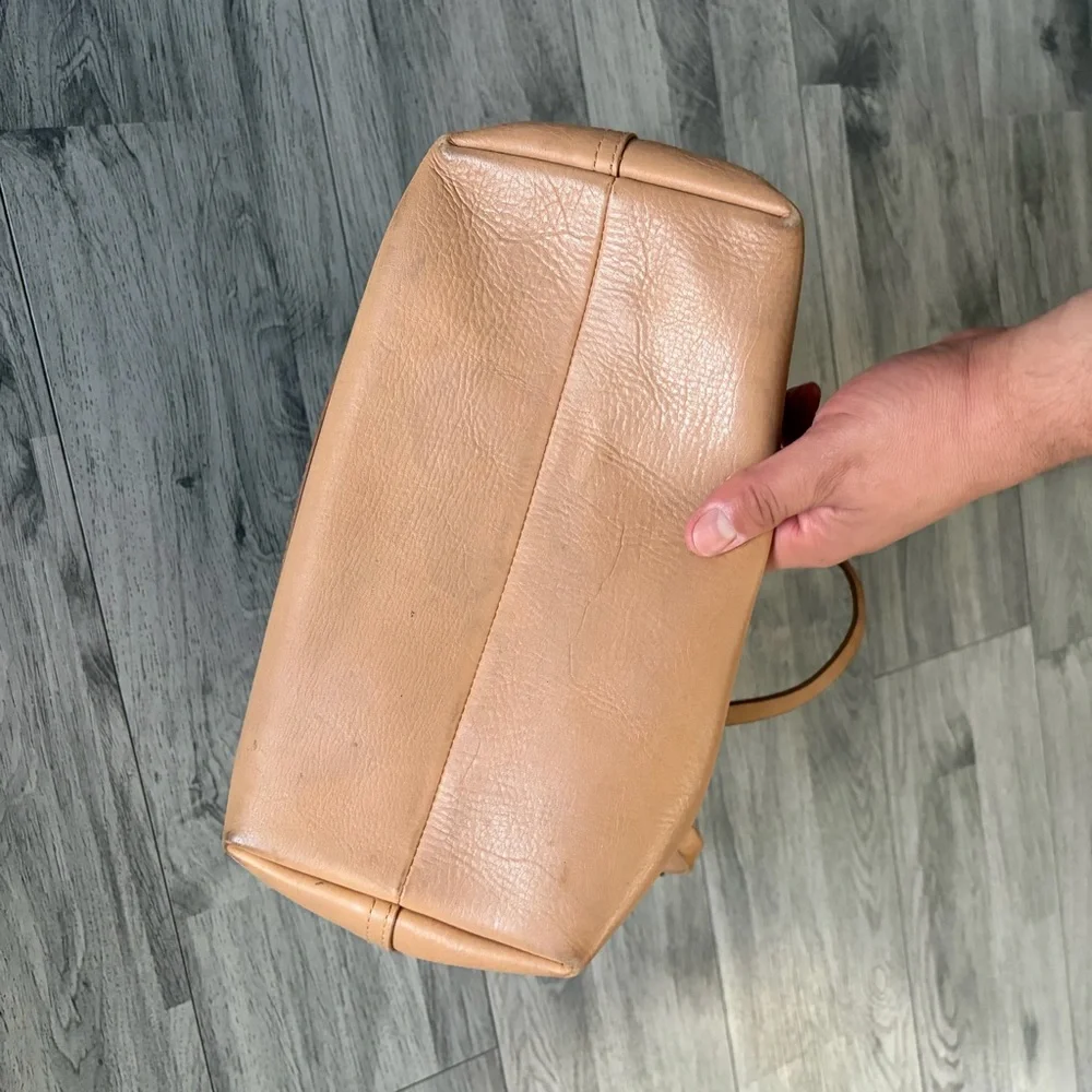 Madewell Tan Leather Tote Bag - Picture 4 of 12